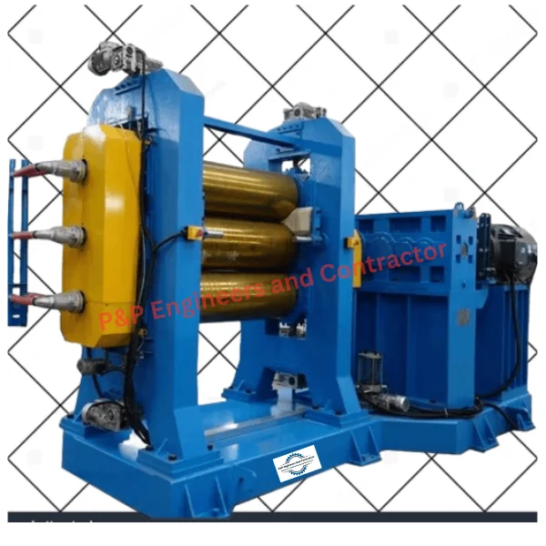 10 X 30 Three Roll Rubber Calender Machine - P&P Engineers
